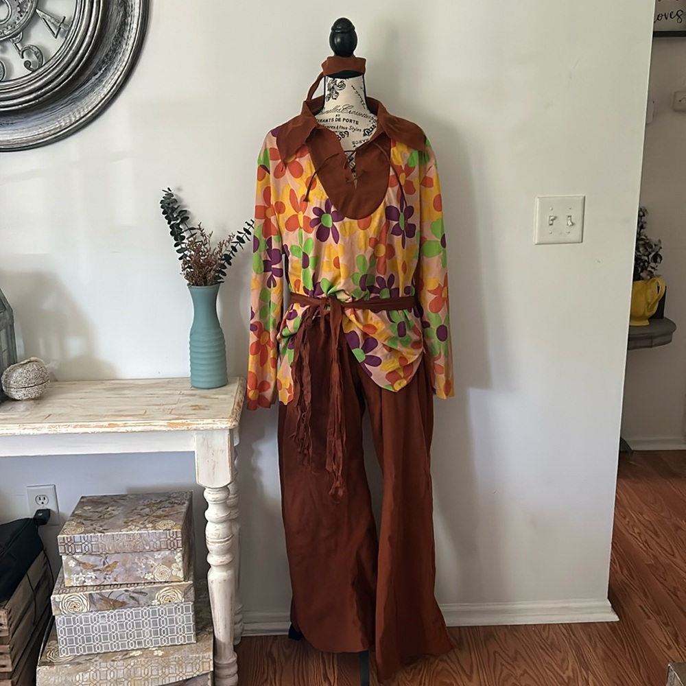 PMG Halloween Flower Power Hippie Halloween Costume Unisex One Size Fits Most